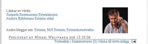 M/S Estonia: Öppet brev till den nya regeringen, del 3